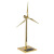 太阳能风机模型 金属风车旋转摆件 风力发电机模型 发电风车模型 定制