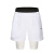 海德（HEAD）网球运动轻薄速干短裤2024春夏新款两件套多袋透气短裤男 白色 XXL