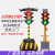 太阳能红绿灯交通信号灯驾校学校十字路口移动红绿灯警示灯Z 200-4型四面单灯头30瓦