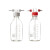 螺口洗气瓶 GL45螺口缓冲瓶 耐压缓存瓶 安全瓶  玻璃缓冲瓶 100ML  红色盖 整套 1000ML 白色四氟盖 整套