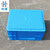 时通欧标EU箱汽配周转箱塑料收纳零件盒加厚物流箱养龟不带盖400*300*120mm蓝色全新料可