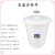 特厚大白桶塑料发酵桶储水桶级圆形桶熟料120升胶桶100升 加厚150L桶含盖含铁耳白色