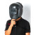 米囹适用手持式电焊面罩半自动焊帽氩弧焊工塑料防水加厚焊接焊机脸部 面罩(+8号镜片20黑20白)