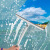 喜连声 LS-10360T 360°旋转T型玻璃刮水器家用窗户清洁器擦玻璃神器浴室清洁刮水板 灰色（5个/组）