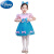 迪士尼（Disney）六一儿童演出服女童蓬蓬纱裙幼儿园表演服蝴蝶结可爱公主裙舞蹈服 蓝色+头饰 100cm