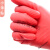 安邦小米橡胶家务手套洗碗女士选择牛筋防护天然乳胶舒适耐用定制 安邦红色(五双) M