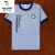 啄木鸟国际米兰Inter足球圆领短袖T恤衫意甲足球队服男女夏季运动训 领藏青边灰色 XS 40至50公斤