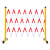 电梯维修护栏伸缩折叠布艺围挡施工安全围栏三折布艺警示隔离围挡 国标 1.2米高*3米长红白 加厚