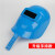 LISM半自动定制手持式防护焊工电焊焊帽脸防烤脸氩弧焊面罩适用于烧焊 蓝色塑料普通手持