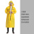 哲卜全身防暴雨专用男女款成人户外便携新款雨披单人加厚长款雨衣 【加厚】单层黄色 XL