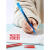 日本樱花直液式走珠笔黑色红色蓝色中性笔学生专用签字笔水笔高颜值速干考试笔水性笔学习文具办公用品 红色/3支装