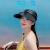 瑞桓柏风扇帽子成人帽子女夏季新款空顶帽旅游户外遮阳帽太阳帽可调节充电风扇帽 粉色COOL字母风扇帽 可调节