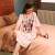 果壳（Gukoo）迪士尼联名睡衣女夏季短袖睡裙卡通印花宽松大码睡裙B Q 粉色迪士尼睡裙 L