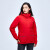 星工（XINGGONG）冲锋衣 三合一户外防寒保暖防水防风外套 女款两件套 中国红 M码
