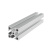 基克孚 工业铝型材国标2020铝合金2040铝方管2080/20120雕刻机面板铝材 备件 国标2040L-4 