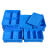 塑料分格箱加盖零件盒子物料周转箱带盖元件工具分类收纳整理盒厚定做 590二十四格【加盖】590*380*125