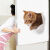 立体3D视觉创意贴纸可爱仿真猫咪小老鼠房间墙角落装饰品自粘壁画 3只小黄猫看书小老鼠（大号）