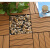 维诺亚拼接塑木地板阳台露台户外防水板加厚自己塑料地板 浅灰色