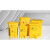 垃圾桶脚踩果皮箱医院用小黄色诊所废物脚踏式垃圾箱大号 30L垃圾桶-加厚 黄色