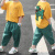 迪士尼（Disney）童装男童套装夏装时尚2023新款中大童儿童韩版帅气休闲短袖两件套 白色音乐恐龙(T恤) 120cm适合110-120cm年龄5-6岁