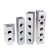 分铝合金多直通接头分气管路路分流气路气管排分配器铝合金排气气 紧凑-T型4位6孔