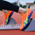 风堡龙 钉鞋田径跑步鞋男女透气短跑训练比赛跳远比赛体考专用钉子鞋 M910-橙绿 40（偏小，脚宽厚加大一码）