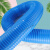 pvc波纹管蓝色橡胶软管排风管雕刻机吸尘管通风软管排气管伸缩管 ONEVAN 40mm*1米