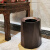 定制垃圾桶风客厅卧室卫生间双层木纹北欧现代新中式 浅色木纹(大号)