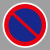 谋福（CNMF）交通标志指示牌 停车场限高标识牌可定制【禁止车辆长时间停放-贴高亮反光膜UV(平板钉墙款)】