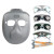 添新焊友头戴式电焊面罩眼镜烧焊氩弧焊工防烤脸护全脸部简易轻便透气面具 BX-5面罩+1个翻盖眼镜+绑带