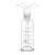 定制多孔气体洗瓶孟氏洗气瓶 500ml 高硼硅玻璃洗气瓶玻璃缓冲瓶 250ml