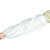 易美丽诺 LC0135  一次性套袖护袖 防水防油袖套加厚PE塑料袖套   白色(100只) 