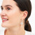 LES NEREIDES芭蕾女孩系列 珍珠耳环/夹式耳环银色 法式优雅礼物女 透明晶(耳环)
