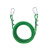 鑫工派 包塑钢丝绳晾衣绳 涂塑钢丝绳防锈晾衣绳承载力强 4mm包塑3米绿色(带室外内外配件) BG3101