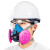 求同2600+2P100C防毒面具工业打磨焊接防尘面罩防异味活性炭防毒面罩