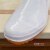 低筒白色雨鞋防滑低帮水鞋浅筒雨靴短筒水靴耐油耐磨劳保胶鞋 白色 45