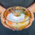 青苹果 碗玻璃沙拉碗玻璃耐热饭碗汤碗家用耐热玻璃餐具玻璃煲带盖 琥珀色