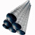 镀锌白铁皮螺旋风管通风管道除尘烟囱排烟管焊接不锈钢圆风管变径 螺旋风管 100 /米5mm