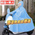 日强车载雨衣男士电动摩托车9号雨衣超软超厚 单人浅蓝色【帆布】送面罩 4xl
