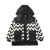 迪士尼（Disney）男童冬装外套加绒毛毛衣2023新款洋气大童冬季加厚儿童羊羔绒棉衣 黑色 120cm