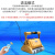 千佳彩 定制游泳池全自动吸污机洗池底水下清洁机器人设备水龟吸 2X23002双机版大池专用