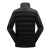 星工（XINGGONG）羽绒服 冬季外套短款轻薄款夹克防寒保暖卫衣 JK019女款 黑色 S码