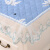 床头柜盖布家用卧室冰箱洗衣机防尘罩盖巾微波炉罩 枫叶蓝灰 34*45cm