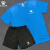 卡尔美（KELME）夏季新款运动套装足球短袖短裤速干健身跑步体育训练新款休 运动速干 卡美套装 黑色 s建议70-85斤