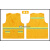 环卫工人马甲背心园林物业保洁劳务工地马甲环卫反光背心定制 黄色 3XL