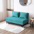 欧莱特曼（oulaiteman）科技布沙发床双人办公室午休沙发两用小户型可折叠多功能沙发椅 【升级-科技布】浅蓝色 1米2宽