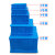 正方形塑料周转箱物流运输五金工具配件分拣箱储物收纳方箱大胶框 3号方箱 正方形塑料箱