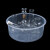 冰禹 BT-88 塑料水槽 实验室小学中学实验器材教学仪器 小号圆形+大号圆形 