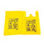 鹿色  工业加厚黄色垃圾袋 一次性  100只/包70*80cm50L特厚平口