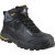 代尔塔(DELTAPLUS)301336耐酸碱耐高温耐寒安全鞋黑皮面黄装饰条42码1双装DKH